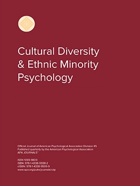 Cultural Diversity and Ethnic Minority Psychology.